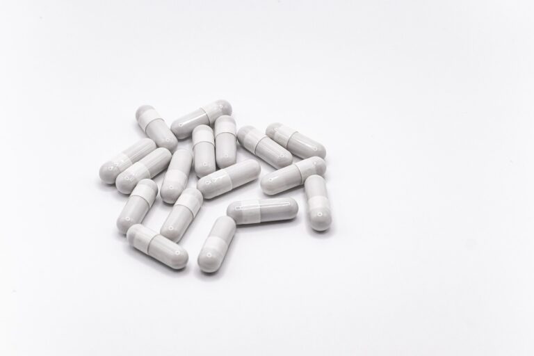 a black and white picture of pills