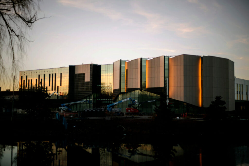Exterior of the Veterinary Hospital and Education Complex