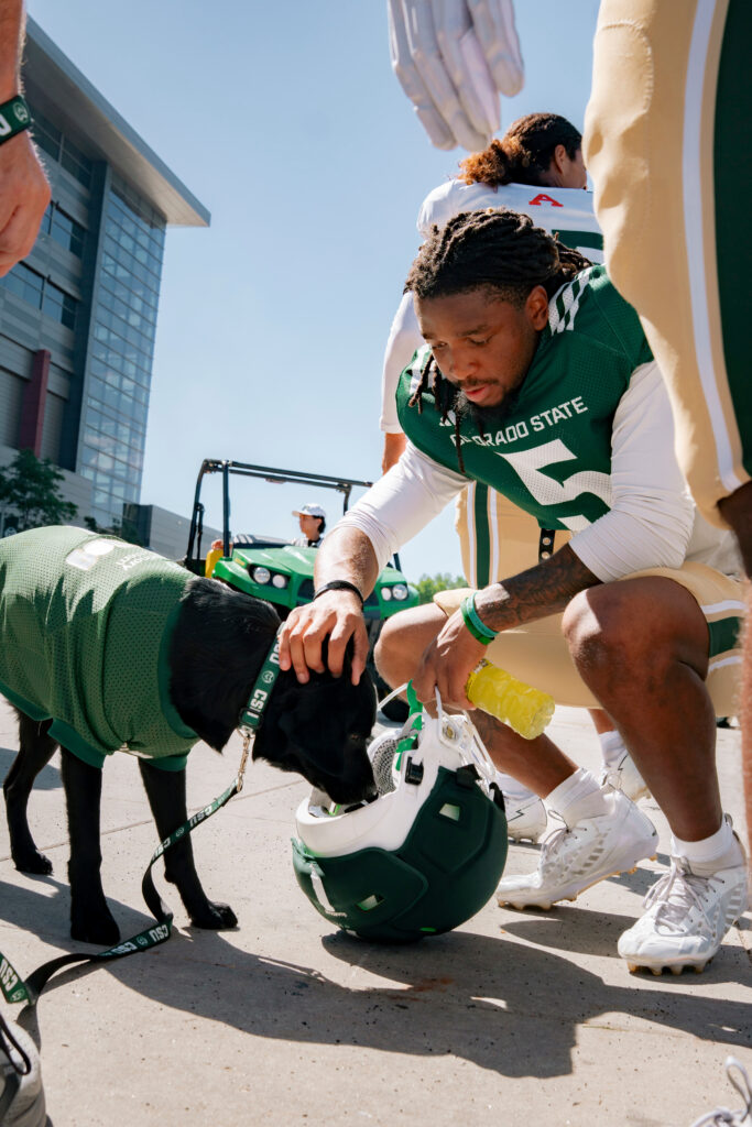 Wonder with the CSU football team